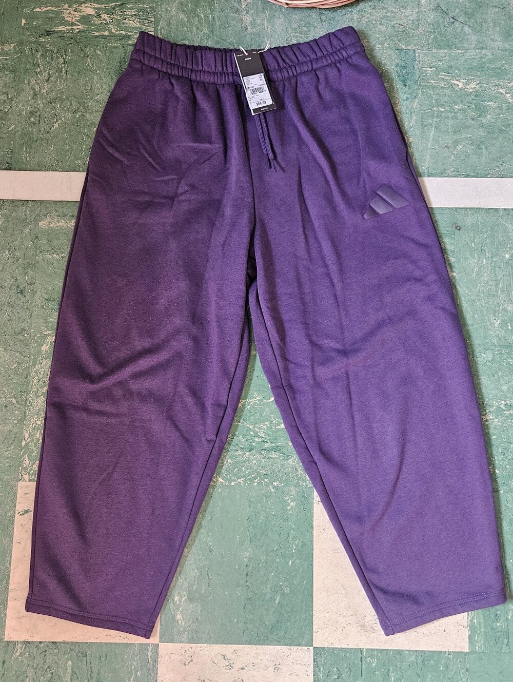 Adidas barrel-leg sweats